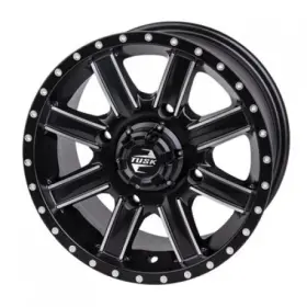 4/110 185-276-0016 4/110 Tusk Cascade Wheel 12x7 5.0 2.0 Machined/black