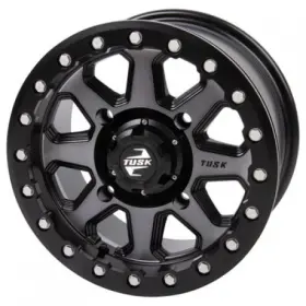 201-207-0005 4/110 Tusk Uinta Beadlock Wheel 14x7 5.0 2.0 Gunmetal/black