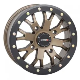 4/137 14s3-3237 4/137 System 3 Off-road Sb-4 Beadlock Wheel 14x7 5.5 1.5 Bronze