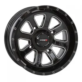4/137 14s3-4137 4/137 System 3 Off-road St-4 Wheel 14x7 4.0 3.0 Black/machined