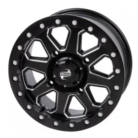 4/137 201-207-0029 4/137 Tusk Uinta Beadlock Wheel 15x7 4.0 3.0 Milled/black