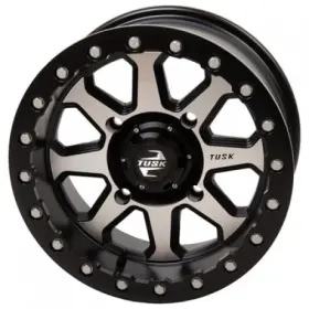 4/137 201-207-0037 4/137 Tusk Uinta Beadlock Wheel 15x7 4.0 3.0 Machined/black