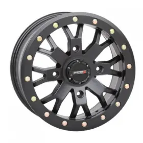 4/156 14s3-3157 4/156 System 3 Off-road Sb-4 Beadlock Wheel 14x7 4.0 3.0 Matte Black