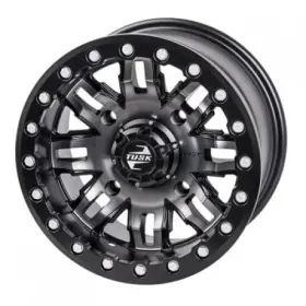 185-279-0039 4/156 Tusk Teton Beadlock Wheel 14x10 5.0 Gun Metal/black