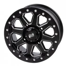 4/156 201-207-0012 4/156 Tusk Uinta Beadlock Wheel 14x7 5.0 2.0 Milled/black