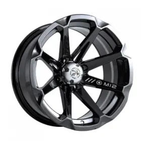 4/156 M12-04756 4/156 Motosport Alloys M12 Diesel Wheel 14x7 4.0 3.0 Black