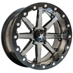 4/156 M21-05756 4/156 Motosport Alloys M21 Lok Beadlock Wheel 15x7 3.5 Machined/black