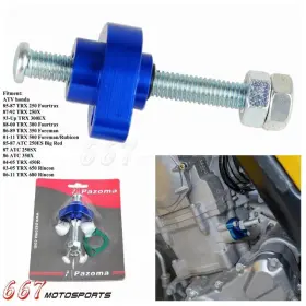 667motosports Us-crut900-bu Blue Cam Chain Tensioner For Honda Atv Sportrax 300 Trx300ex 450 Trx450r 1993-up