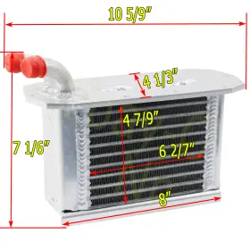 Alloyworks 1240930 Turbo Intercooler For 2020-2021 Polaris Rzr Xpt Xp Md Pro Xp4