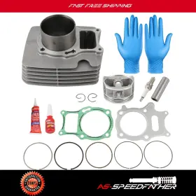 As-speedfather Asf183ed862r01 Big Bore Cylinder Piston Top End Kit Fits Honda Trx250ex 250x Recon 250 Atv 74mm