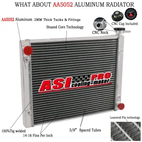 Asi Performance 1240745 Radiator For 2014-2021 15 16 Polaris Rzr Xp 1000 4 S General
