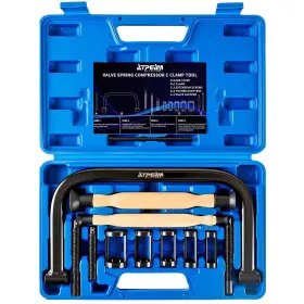 Atpeam A0303 Valve Spring Compressor Tools With Lapping Tool Solid C Clamp To