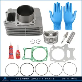 Aup Cap183862aup Big Bore Cylinder Piston Top End Kit Fits Honda Trx250ex 250x Recon 250 Atv 74mm