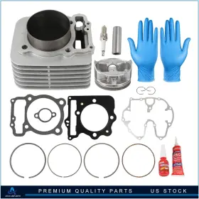 Aup Cap183876aup 440cc Big Bore Cylinder Piston Kit Fits 1999-14 Honda Sportrax Xr400r 90601-ka5