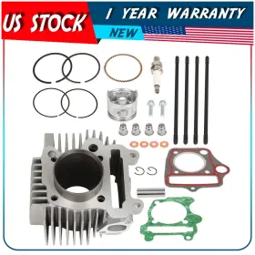 Autodayplus Adp11517783401g Cylinder Piston Gasket Top End Kit For 2007-2016 Polaris Outlaw 90 Sportsman