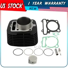 Autodayplus Adp17102da663s For Yamaha Big Bear 400 4x4 2000-2012 Cylinder Piston Gasket Top End Rebuild Kit