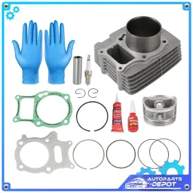 Autoparts-depot At183de861pot For Honda Trx250ex 250x Recon 250 72mm Big Bore Cylinder Jug Piston Top End Kit