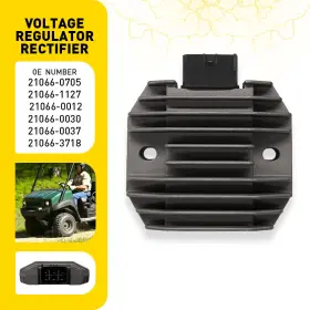 Auxito Zlq-kaf620m-09-20 Voltage Regulator Rectifier 21066-0705 For Kawasaki Mule 4010 Kaf620 2009-2020 O