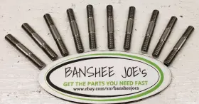 5358 Banshee Joes Llc Bjr#5358 87-06 Yamaha Titanium Head Studs Stock Lenght For Factory 5358 Banshee Joes Llc Bjr#5358 87-06 Yamaha Titanium Head Studs Stock Lenght For Factory