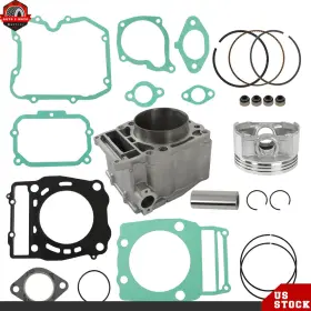 Berliii Ber531825 For Polaris 1999-2014 Complete Top End Rebuild Kit Engine Motor Atv Ranger 500