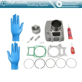 Brakemotorparts Bra183861oke Big Bore Cylinder Jug Piston Top End Kit Fits Honda Trx250ex 250x Recon 250 72mm