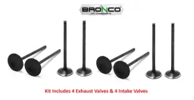 Bronco 128857 4 Intake And Exhaust Valves Kit Set Honda Talon 1000 2019-2022