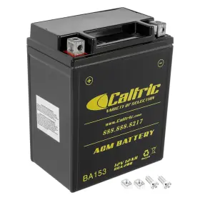 Caltric Ba153a1164 Agm Battery For Polaris Sportsman 570 2015 2016 2017 2018 2019 2020-202