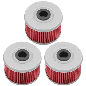 Caltric Fl109a1040 3 Pack Oil Filter Honda 450 Trx450es Trx450s Foreman Es S 1998 1999 2000 01 02