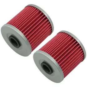 Fl114a1017 Caltric 2 Pack Oil Filter For Kawasaki Bayou 220 Klf220 Klf-220 Klf 1988-2002