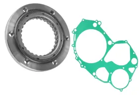 Caltric Gt212/sc154 Starter Clutch Bearing And Gasket Fits Suzuki Vinson 500 Lt-a500f 2002 2007