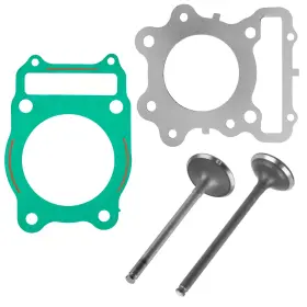Caltric Va224 Va181 Xg181 Xg228 Valves And Head/base Gaskets Kit For Honda Big Red Atc250es 1985-1987