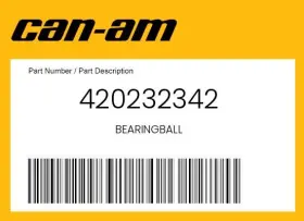 420232342 Can-am Genuine Bearingball -
