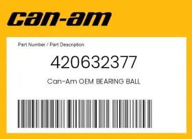 420632377 Can-am Genuine Bearing Ball -