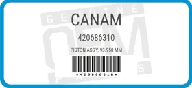 Can-am 420686310 Oem Piston Assfty 93.958 Mm