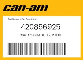 420856925 Can-am Genuine Oil Lever Tube -