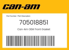 705018851 Can-am Genuine Front Gasket -