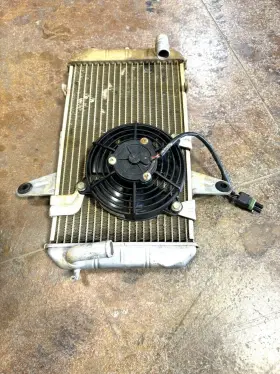Can-am 709200152 2008-2015 Ds450 Oem Radiator And Fan Good Working Condition 709200152/173