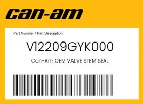 Can-am V12209gyk000 Can-am Genuine Valve Stem Seal -