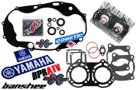 Cometic Vertex Hot Rods Athena Bpratv Yamaha Banshee Yfz350 C7094 Gasket Kit Seals Afm Squishy Clutch Cover Engine Full Set