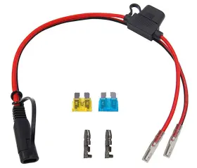 Cuzec 698545805183 1ft/0.3m 16awg Sae Power Adapter Bullet Crimp Terminals To Harness Quick