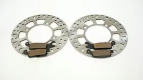 Cycleatv 17925 2009 2010 2011 2012 2013 Yamaha 550 Grizzly Yfm550 Front Brake Pads And Rotors