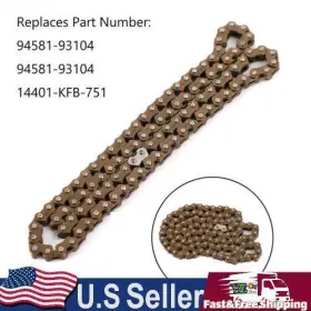 Darupsun M563-a070 Drive Chain For Yamaha Yfm 25r Crf 230 Ftr 223 Sh300 Sh300r Nss 250 300