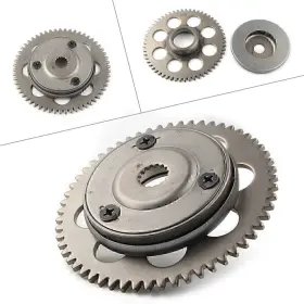 Dictorcoltd 550748583162 One Way Starter Clutch Driven Gear Kit For Yamaha Breeze Grizzly Yfm 125 Engines
