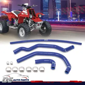 Ds-auto-parts Dsa285572 Fit For 1987-2006 Yamaha Yfz350 Banshee Blue Silicone Radiator Hoses Kit New