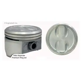 Enginetech K1505 6 P020 Piston Kit For Select 85-95 Chevrolet Gmc Oldsmobile Models K1505 6 P020