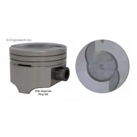 Enginetech K3017 6 P.75 Piston Kit For Select 88-95 Ford Lincoln Mercury Models K3017 6 P.75