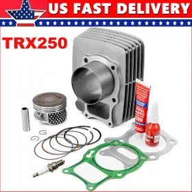 Eway Masaoo37hdoo7716zb Trx250ex For Honda Recon 250 Trx250 Big Bore Cylinder Piston Gasket Top End Kit