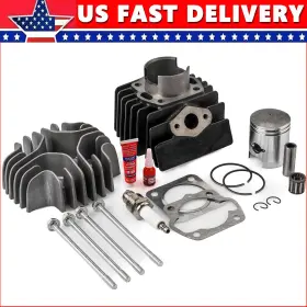 Eway Masaoo37suoo91oo6zb-1f Cylinder Piston Gasket Head Top End Kit Fit For Suzuki Jr50 Jr 50 1978-2006 Us