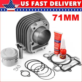 Eway Masaoo37yaoo63oo6zb-1f For Yamaha Moto-4 Cylinder Piston Gasket Top End Kit Yfm250 1989-1991 1990 Atv