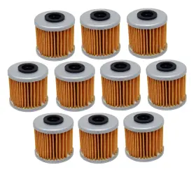 Factory Spec 10 Fs-718 10 Pack Oil Filters For Honda Sportrax 450 Atv 2004-09 Trx450r 2006-14 Trx450er